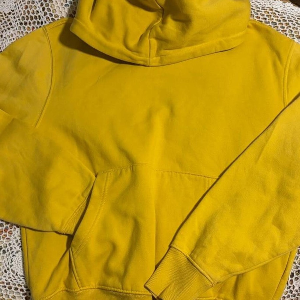 Old Navy Womens Yellow Pullover Hoodie Sweatshirt Size S
